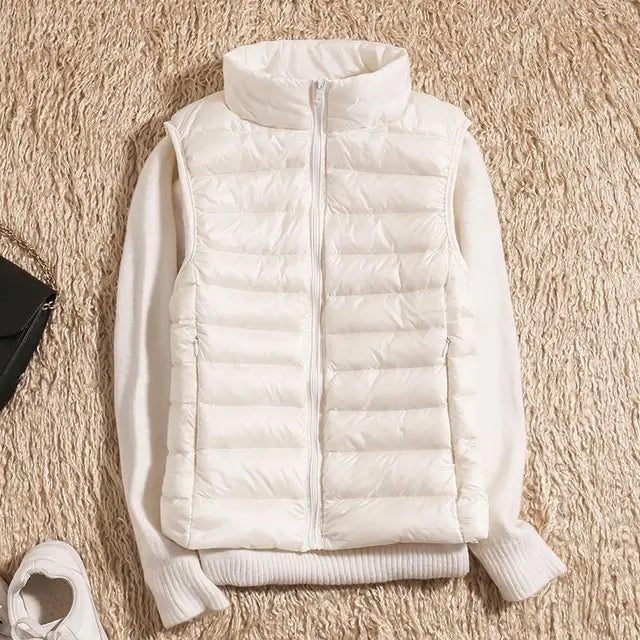 Jada | Women's Long Zip Up Vest