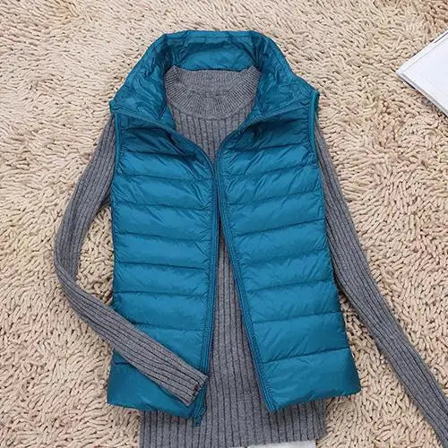 Jada | Women's Long Zip Up Vest