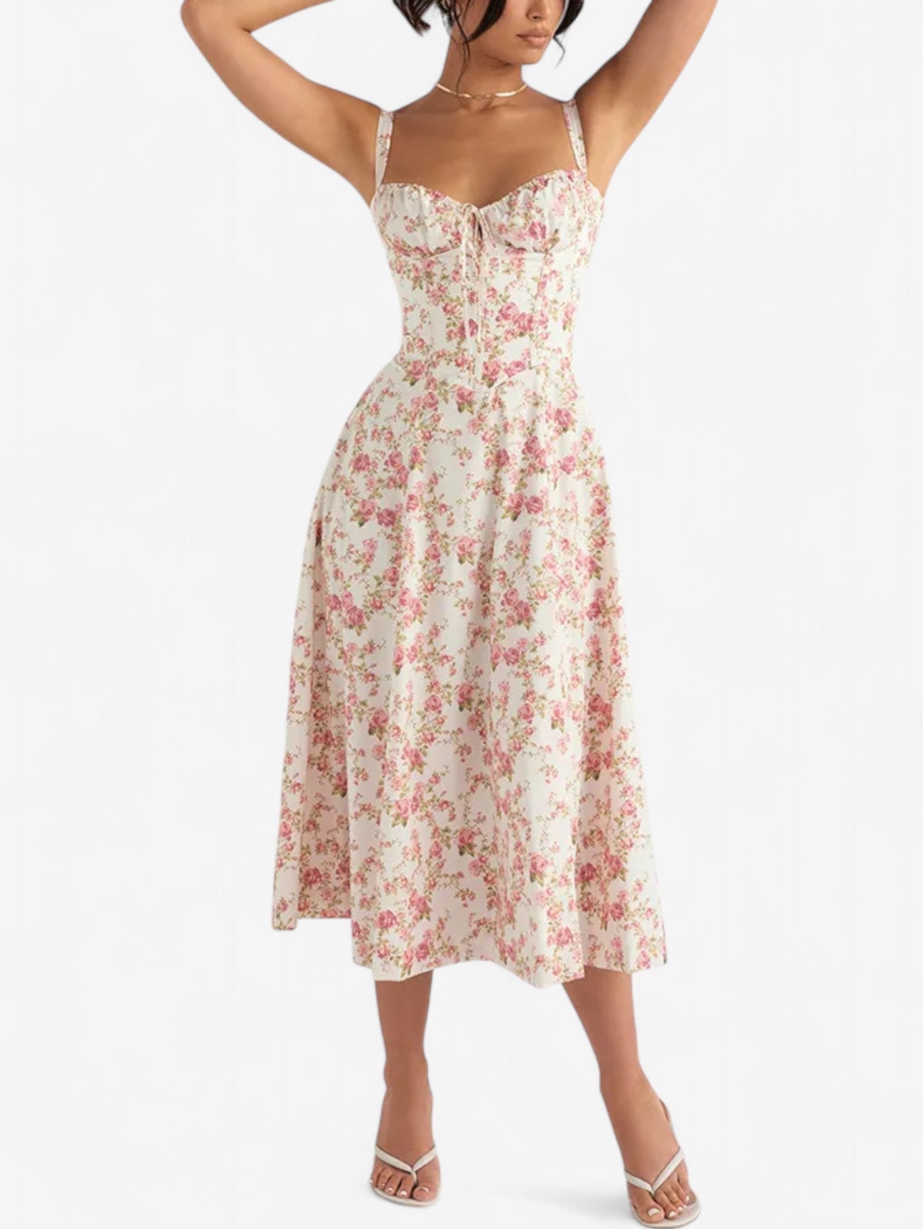 Jada | Women’s Wrap Wedding guest Midi Summer Dress