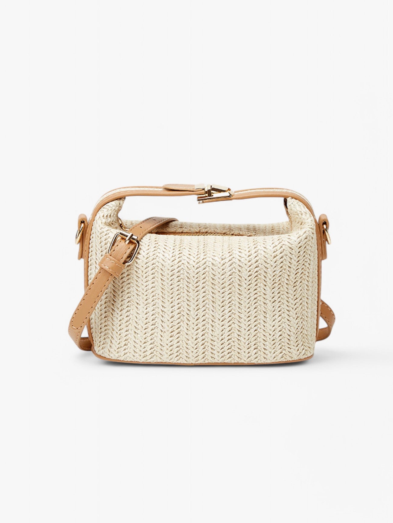 Jada | Women's Handmade Knitted Straw Rattan Shoulder Bag Handbag