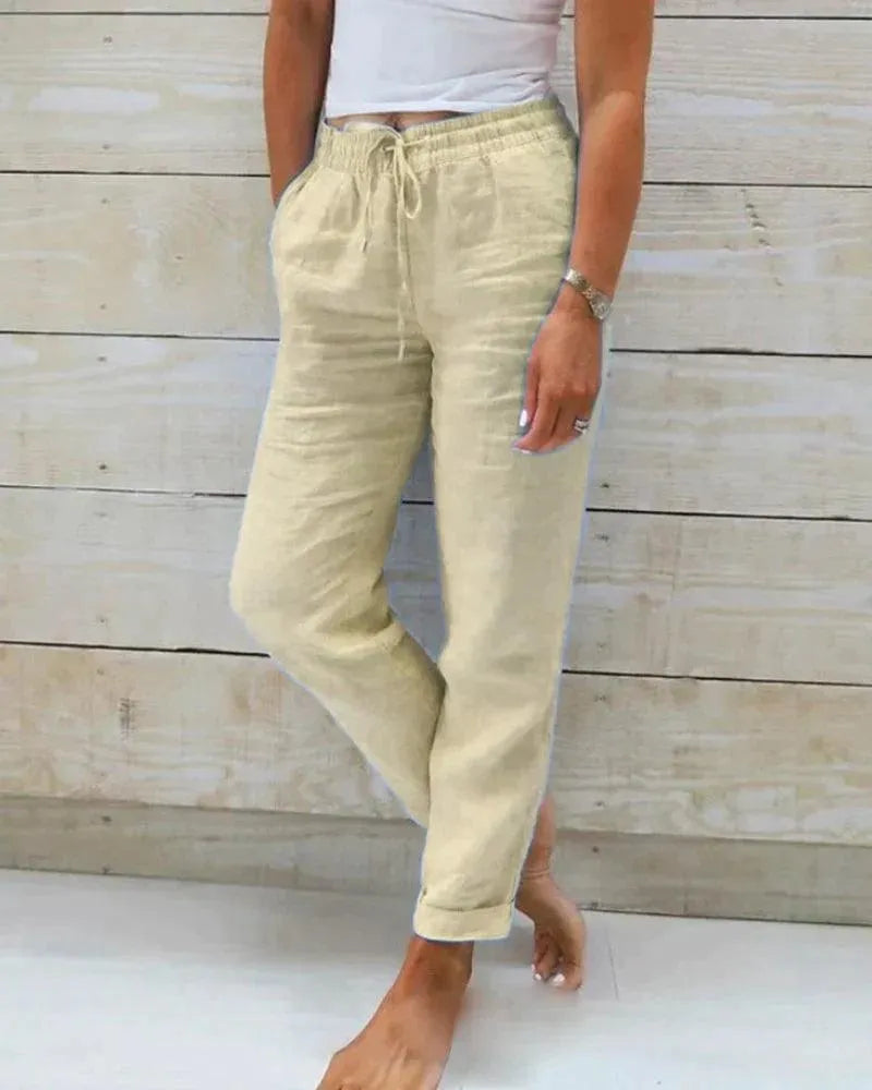 Jada | Women’s Drawstring Relaxed Fit Trousers