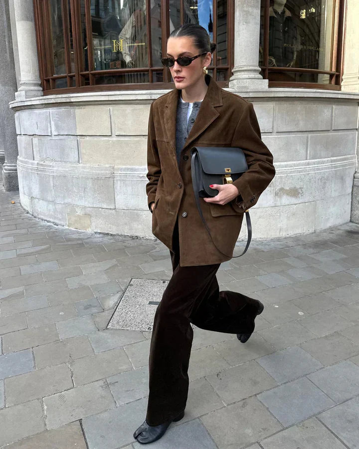 Jeira -  Classic Suede Blazer for women