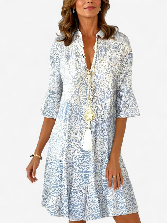 Jada | Women's Summer Mini Wrap A-Line Shirt Dress