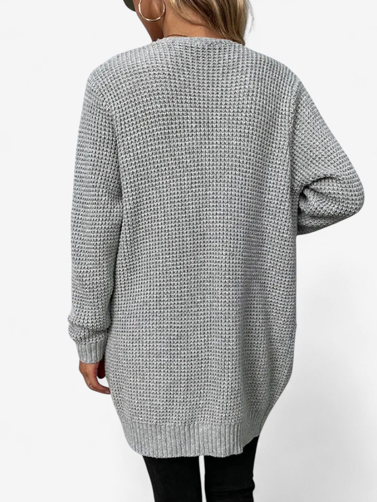 Jada | Women's Long Sleeve Knitted Cardigan Vest