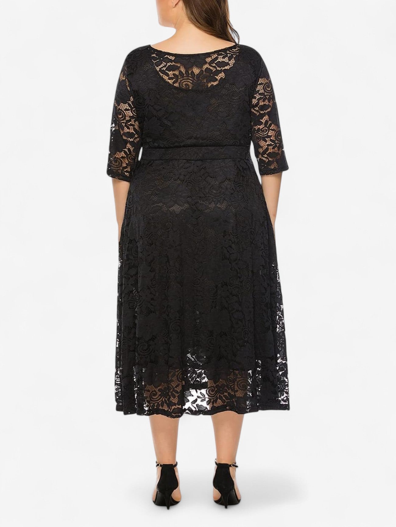 Jada | Women's Plus Size Wedding Guest Midi Dress