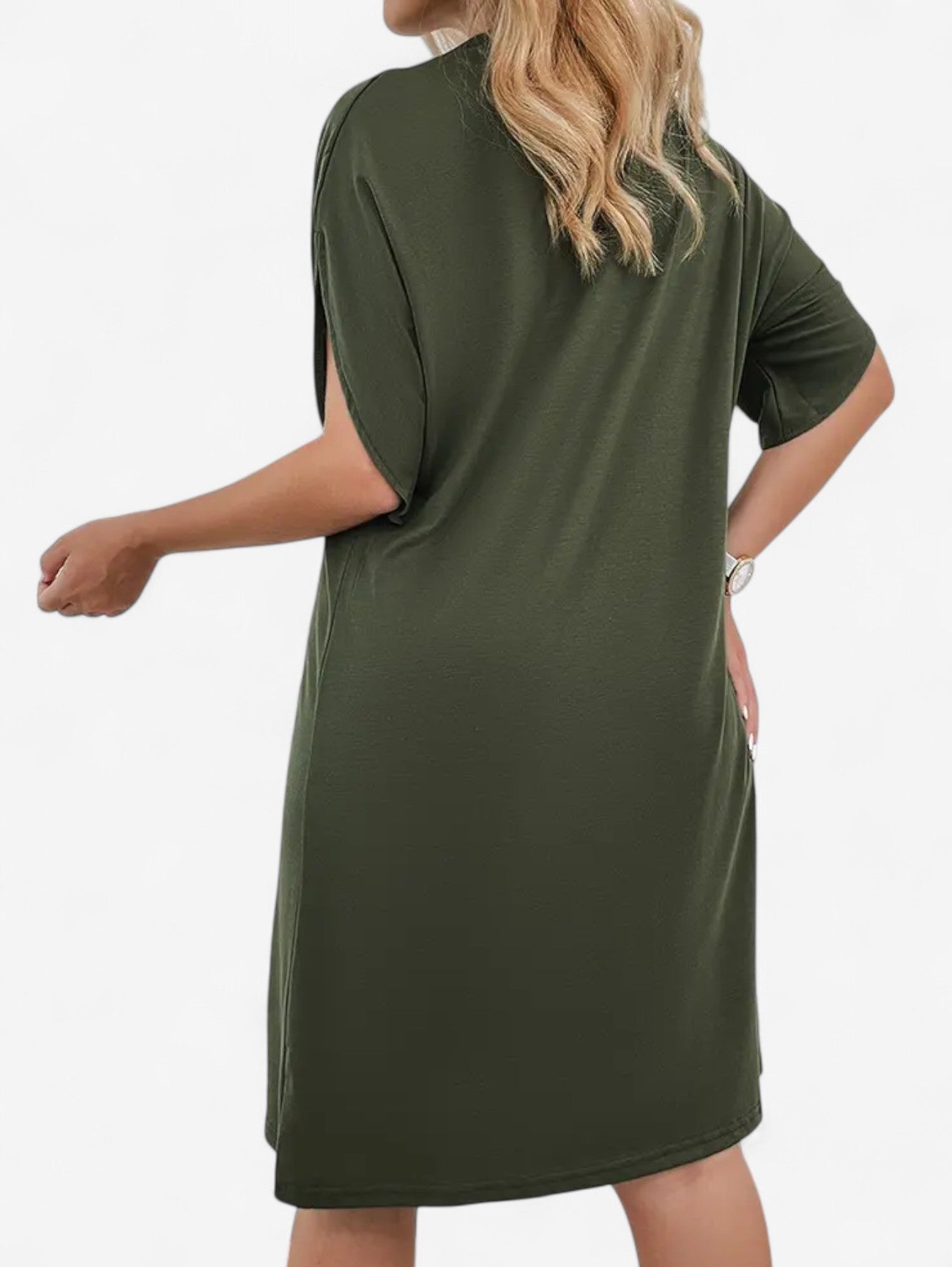 Jada | Women's Casual Summer Midi V-neck Dress
