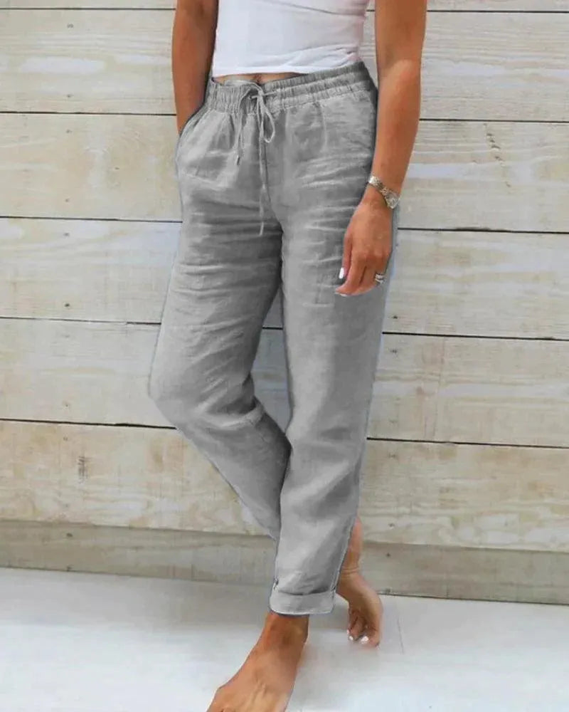 Jada | Women’s Drawstring Relaxed Fit Trousers