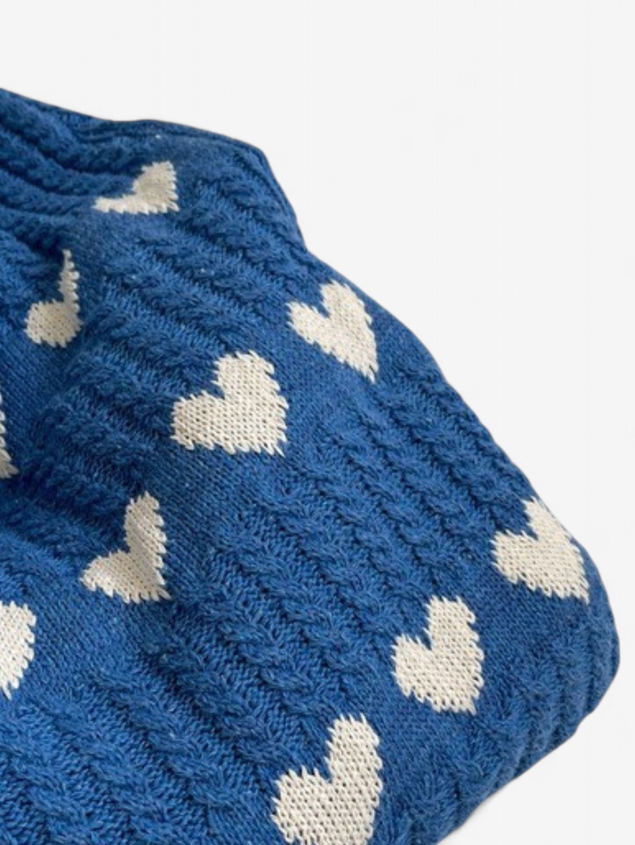 Jada | Women's Large Soft Crochet Heart Tote Bag
