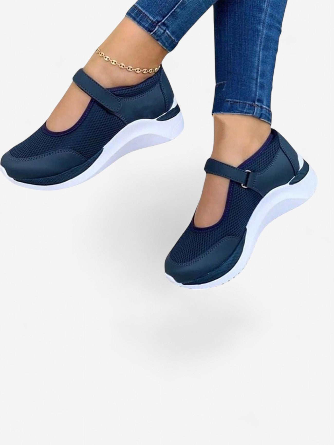 Jada | Women's Summer Sneakers with Velcro Strap