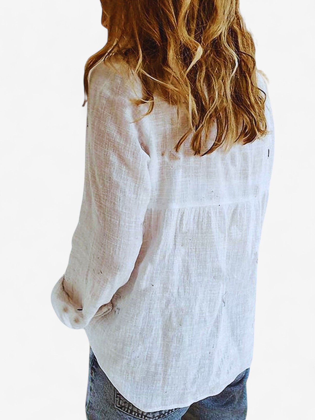 Jada | Women's  Button Down Long Sleeve Collared Blouse