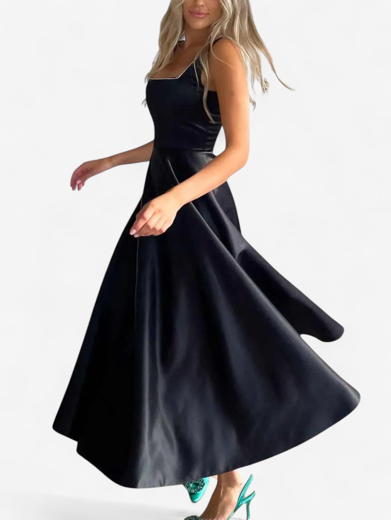 Jada | Women's Sleeveless Formal Wedding Guest Midi Dress