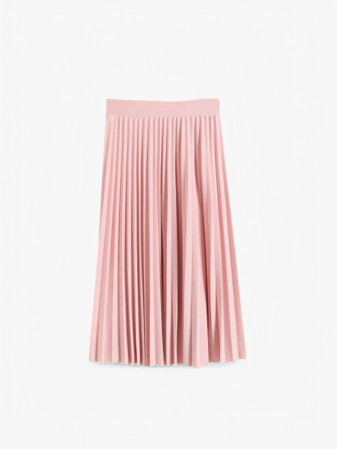 Jada | Women's High Waist Pleated A Line Elegant Midi Skirt