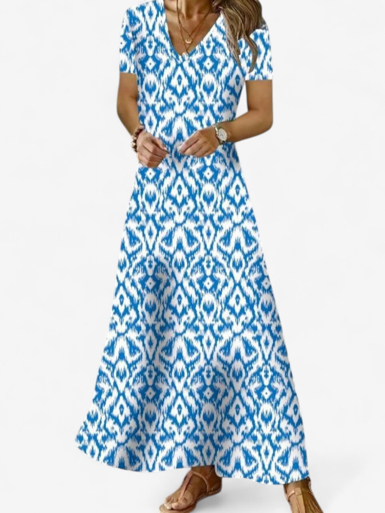 Jada | Women’s Summer Boho V Neck Maxi Dress