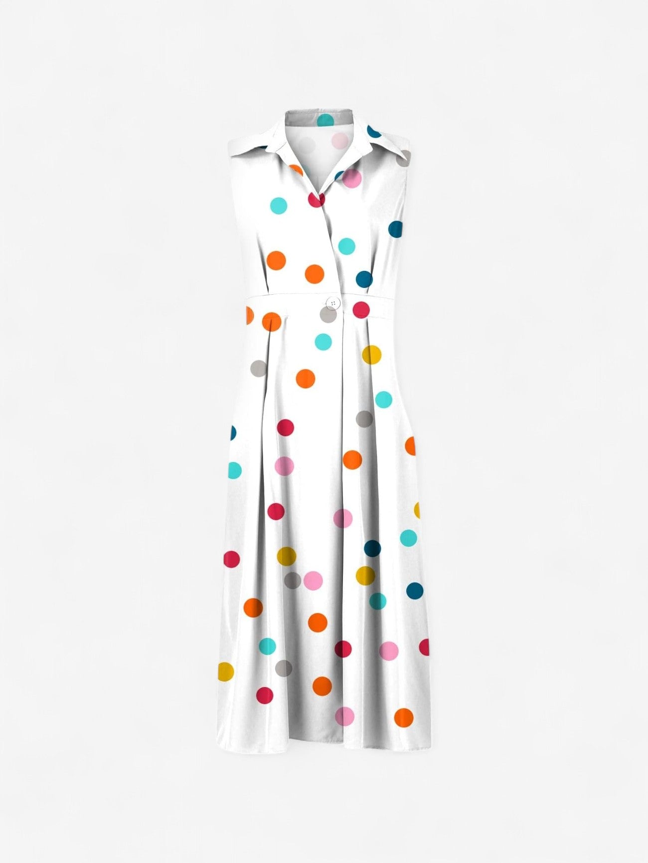 Jada | Women's Wedding Guest Sleeveless Wrap Midi Dress