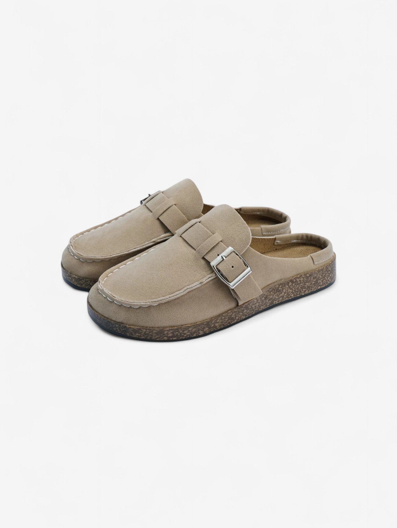 Jada | Women's Buckle Slip On Clogs Sandals Slippers