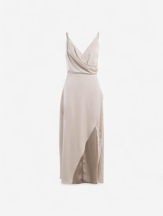 Jada | Women's Wedding Guest Wrap Split Maxi Dress