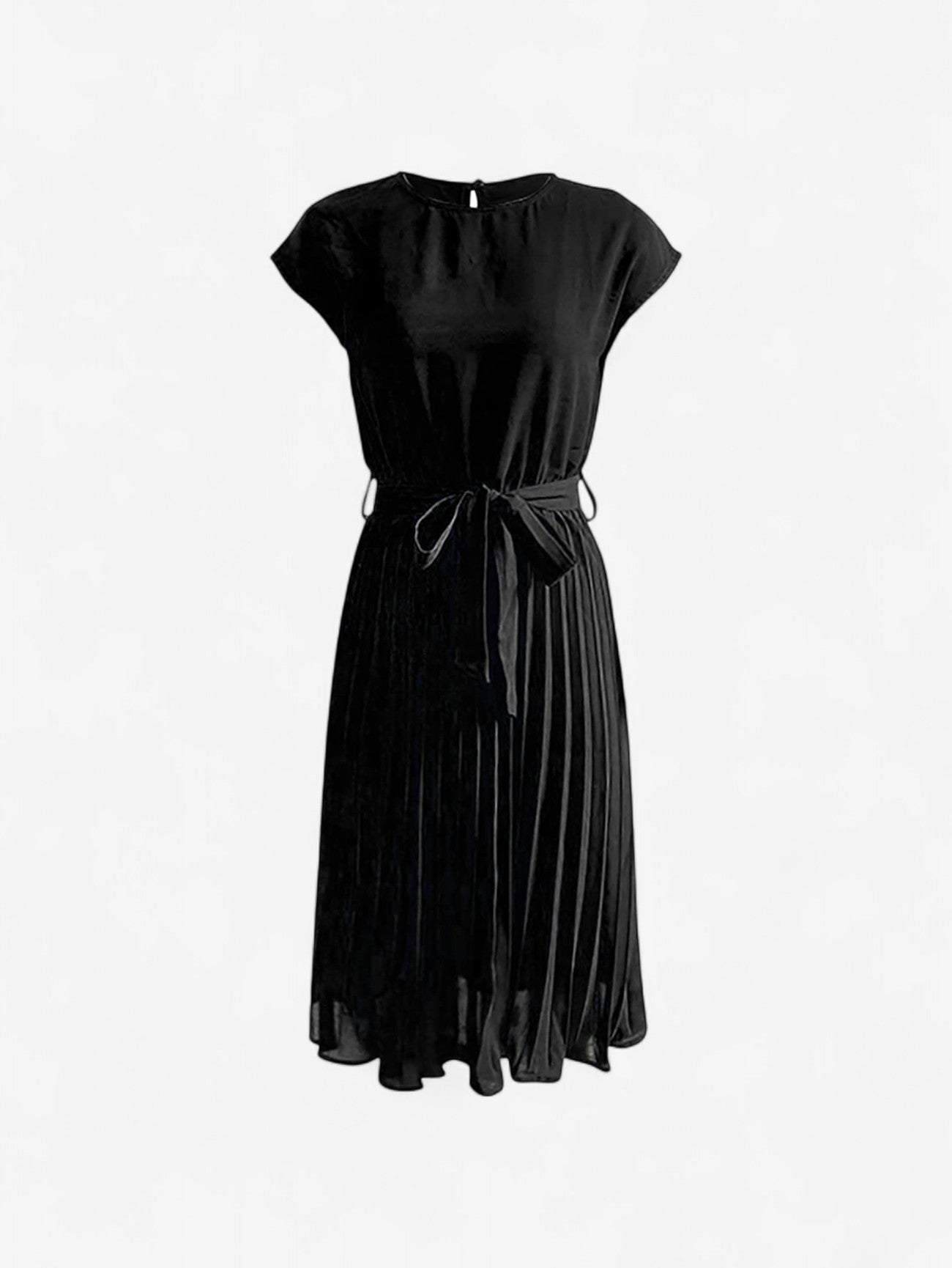 Jada | Women’s Pleated Formal Wrap Summer Midi Dress