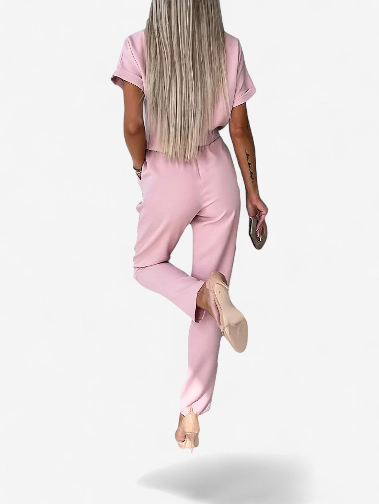 Jada | Women’s Elegant Short Sleeve Jumpsuit