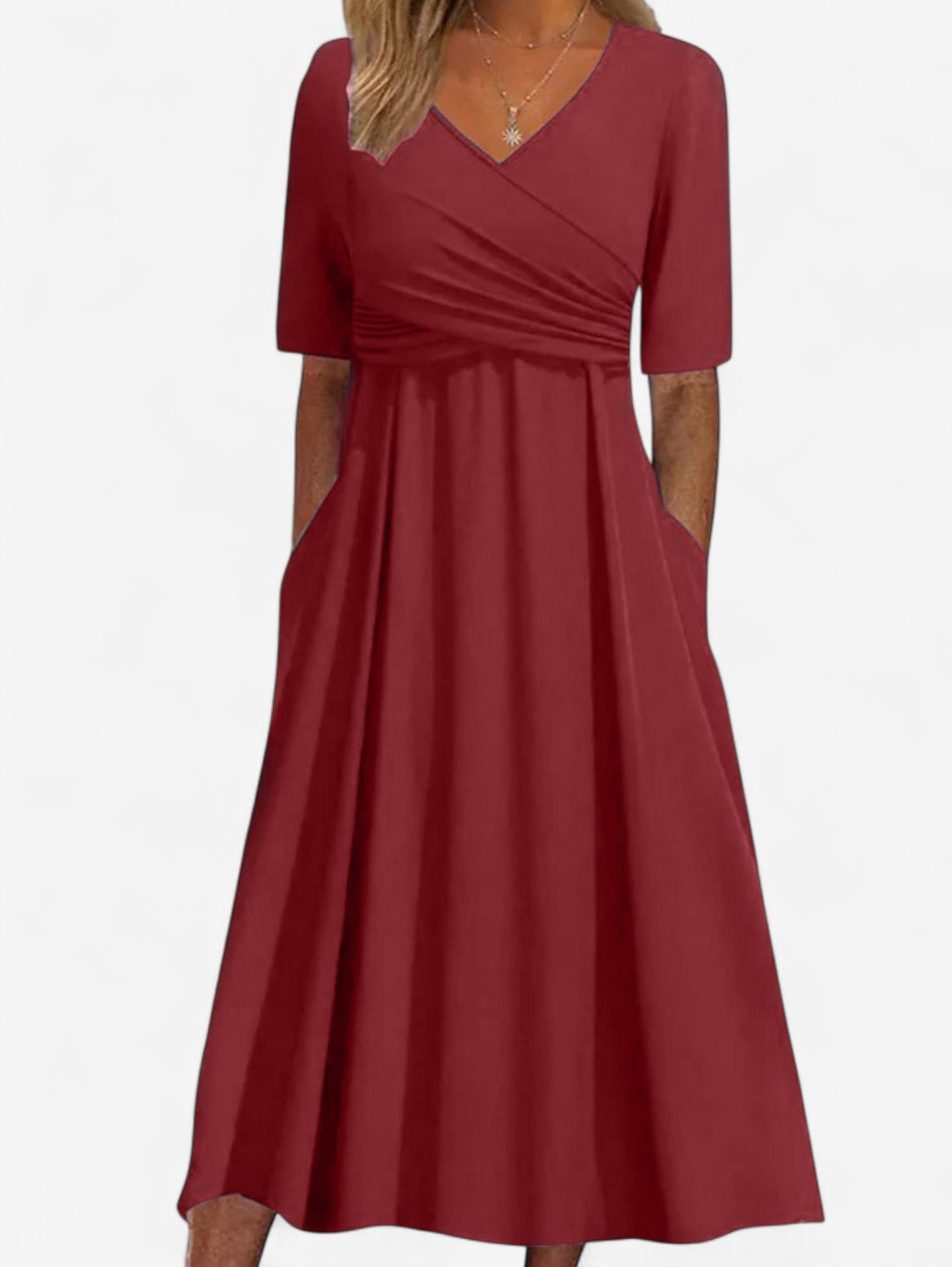 Jada | Women's Summer Formal Wrap Maxi Dress