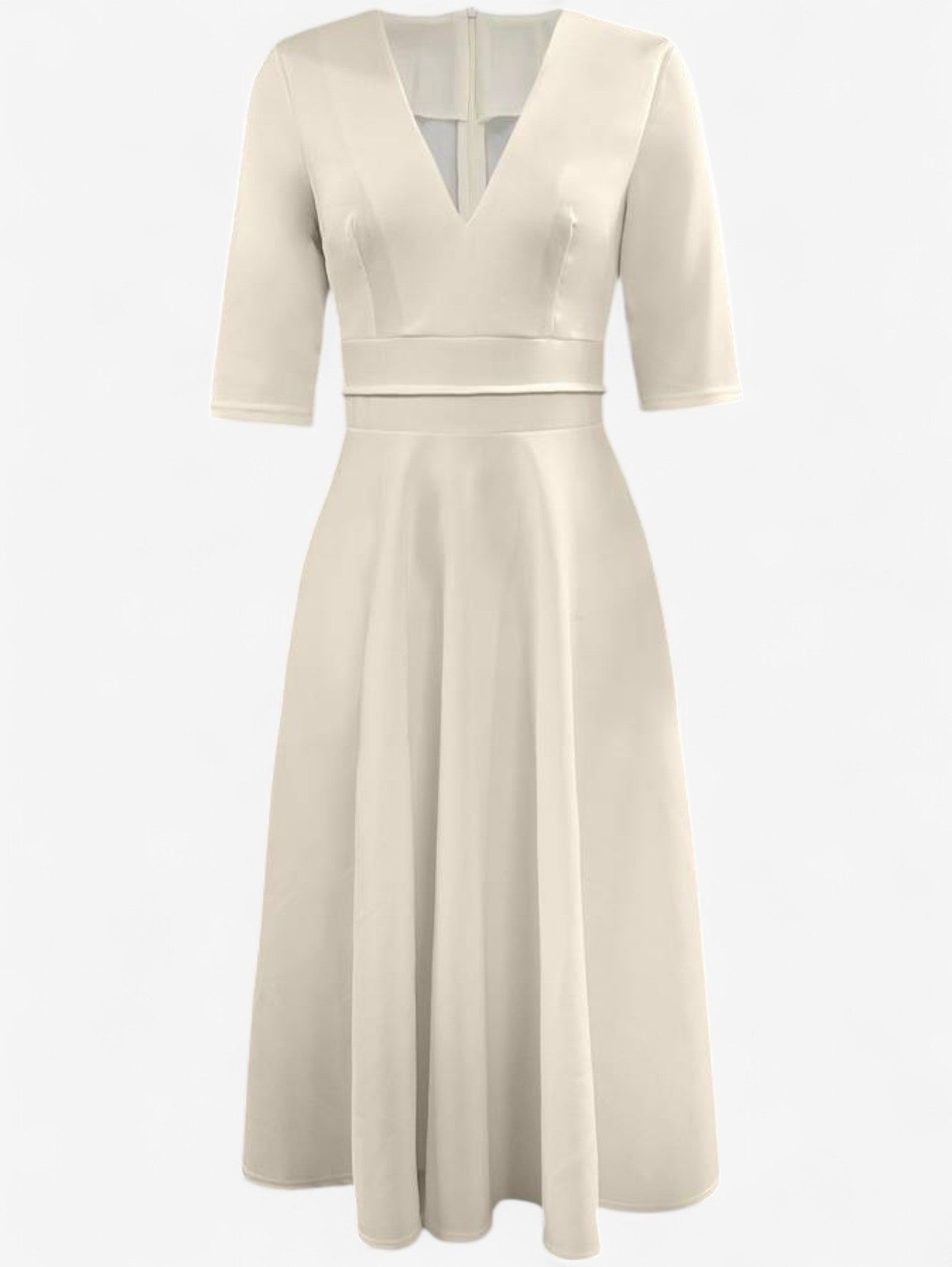 Jada | Women's Elegant Formal Wrap V-Neck Maxi Dress
