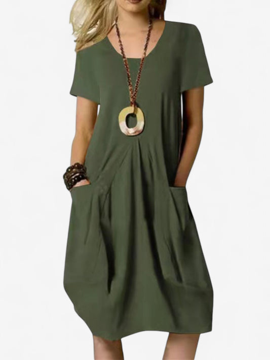 Jada | Women's Summer A-Line Midi Dress