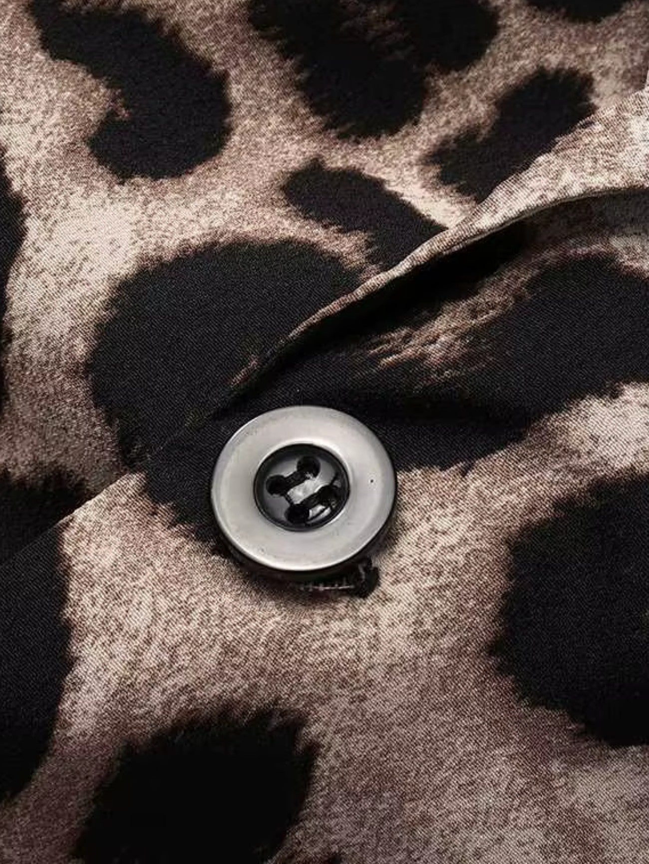 Jada | Women's Elegant Long Sleeve Leopard Print Blazer Jacket