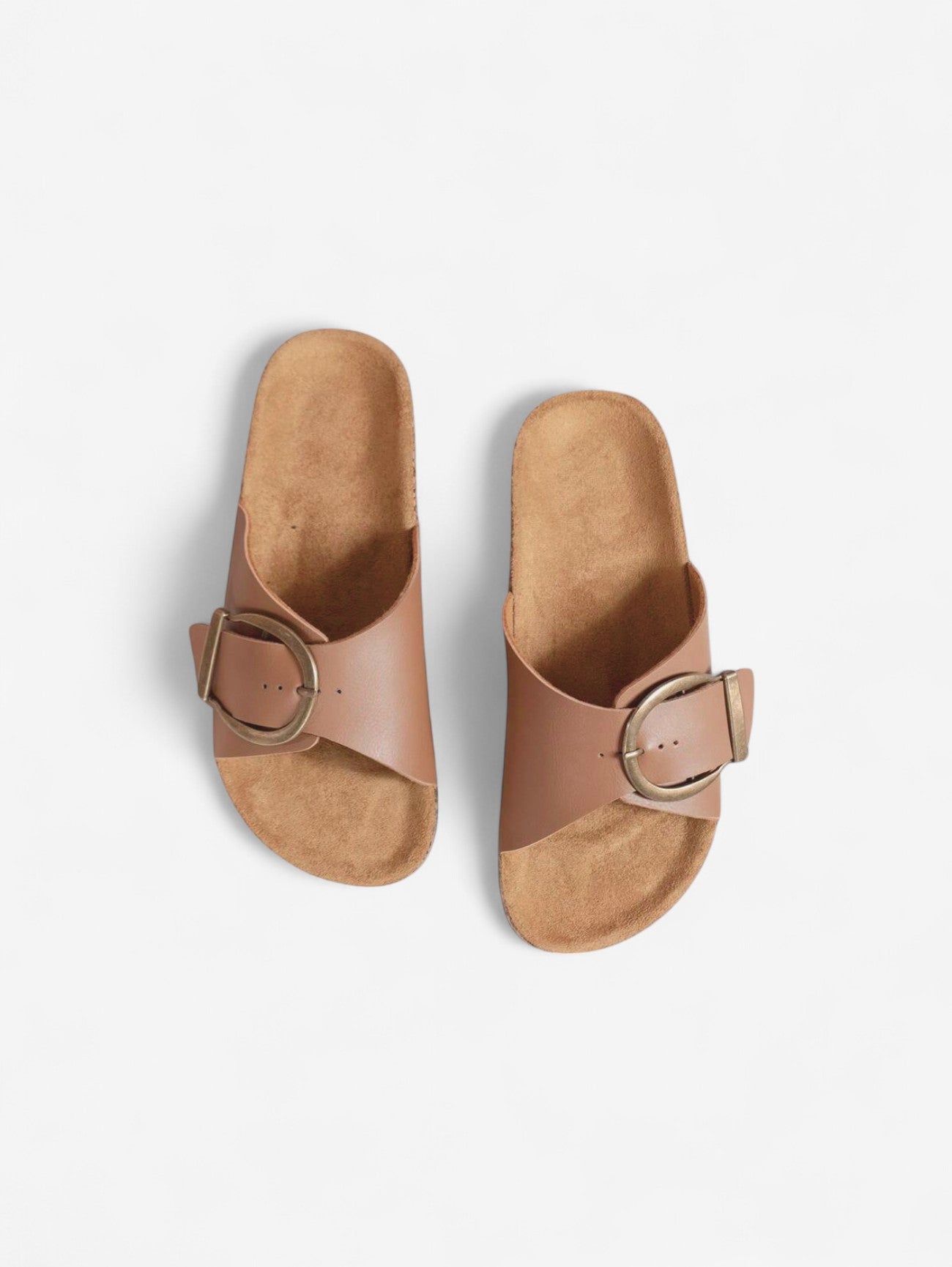 Jada | Women's Buckle Strap Slip On Slippers