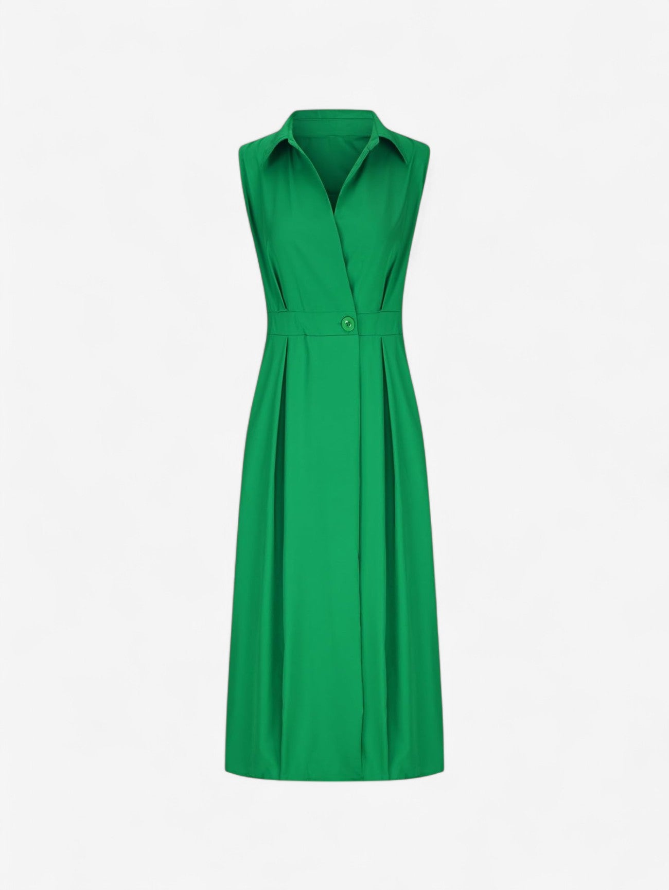 Jada | Women's Wedding Guest Sleeveless Wrap Midi Dress