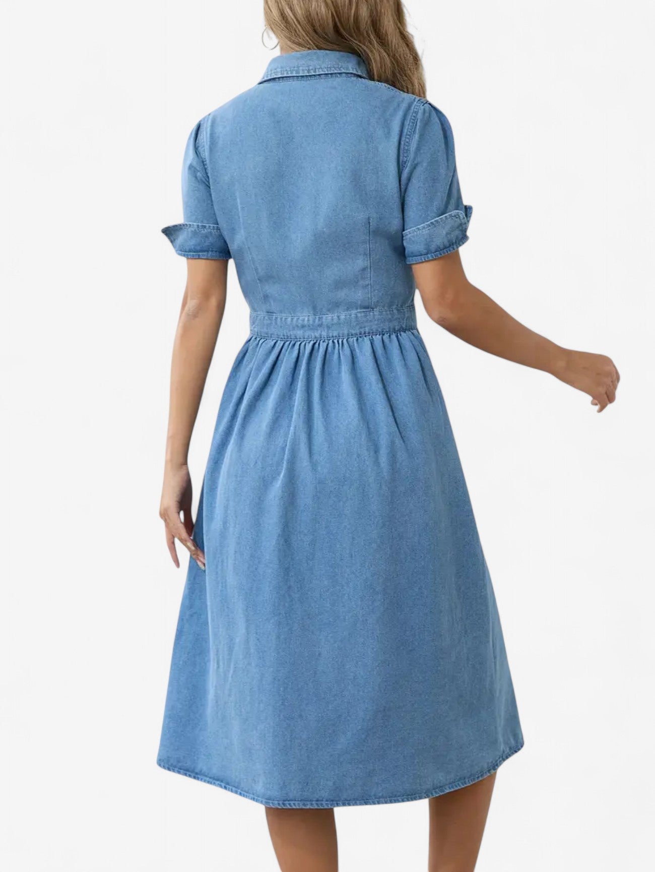 Jada | Women's Button Down Formal Jeans Dress