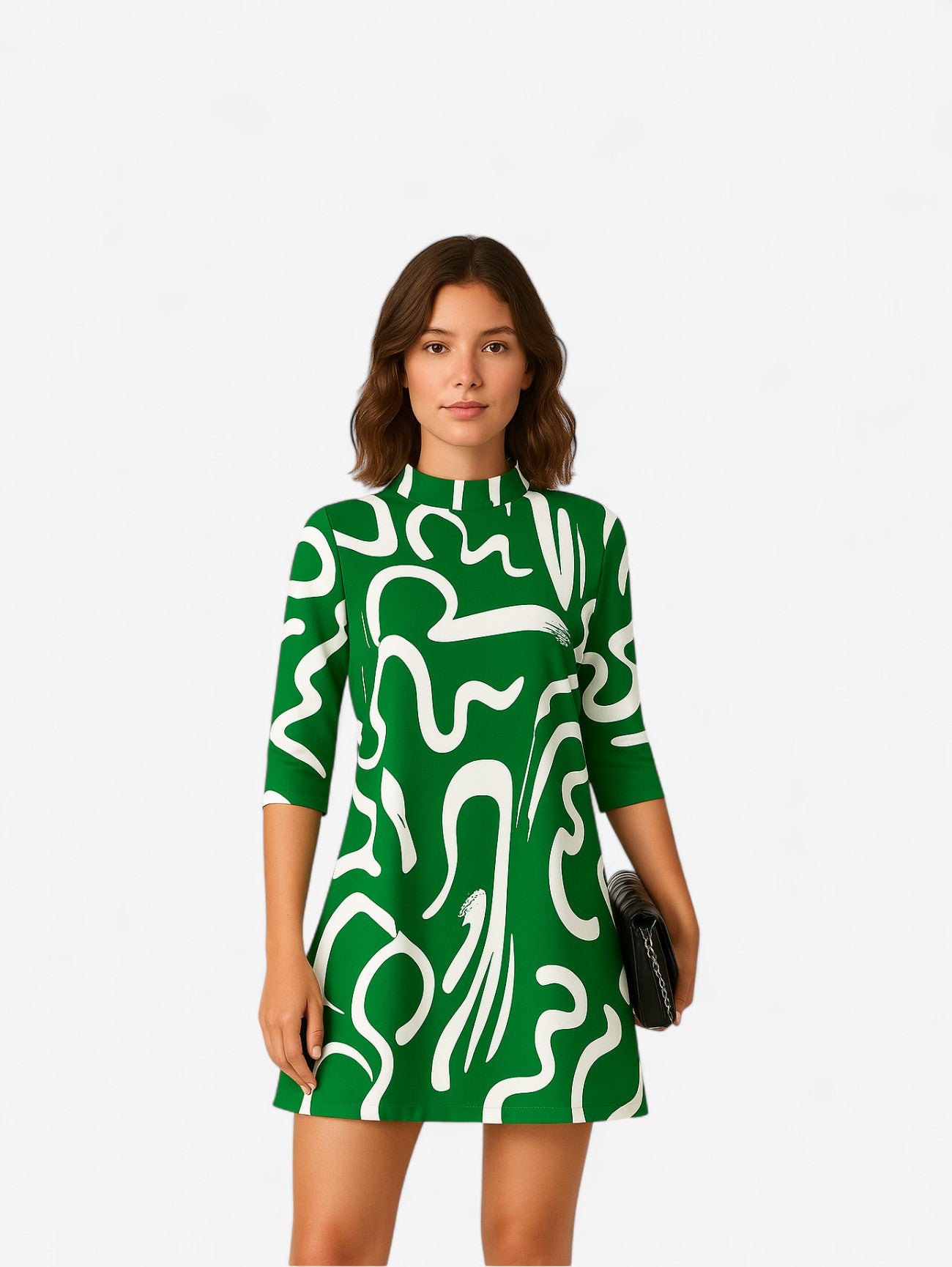 Jada | Women's Abstract Print A Line Mini Dress