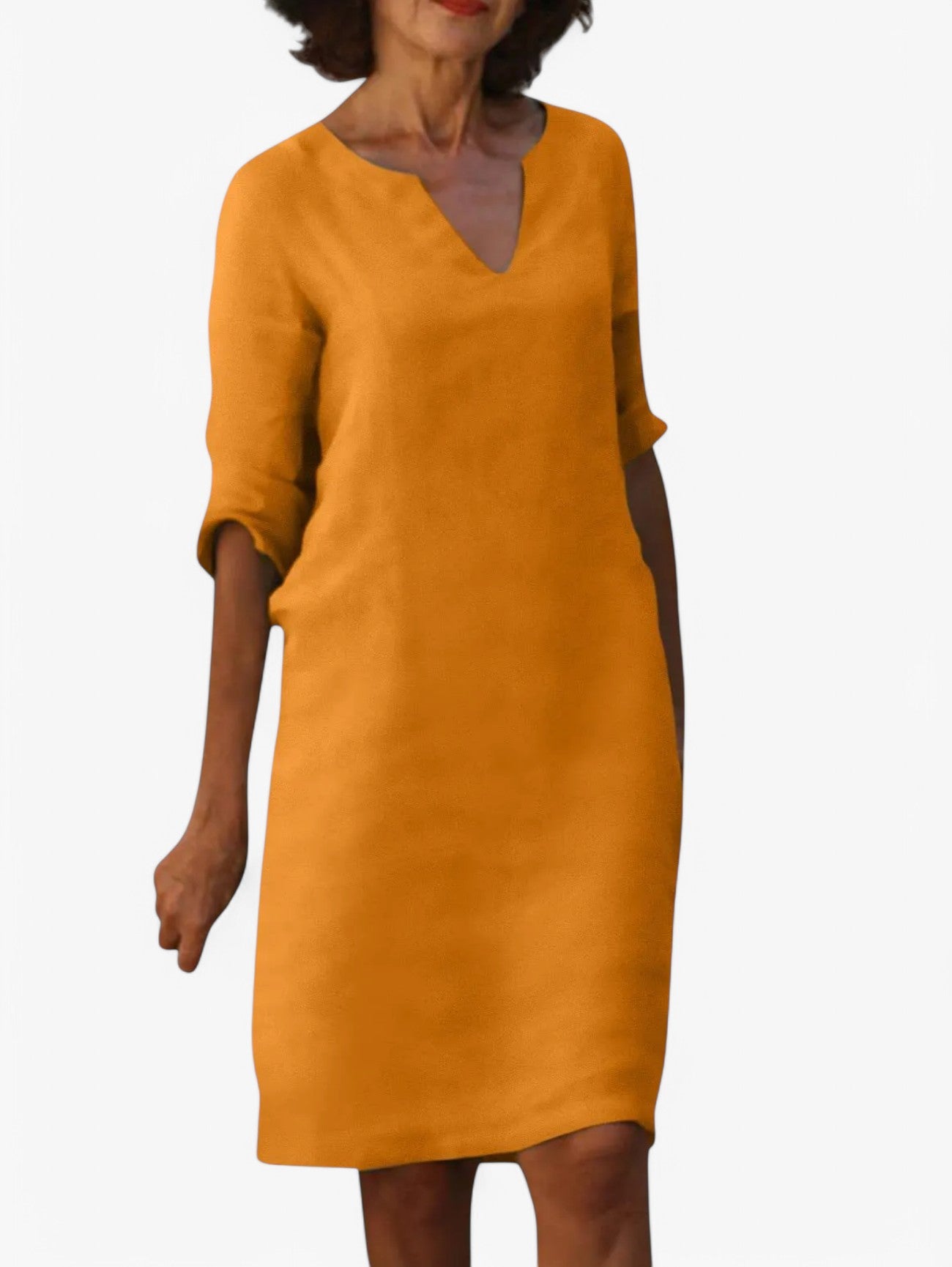 Jada | Women's V-Neck Short Sleeve Summer Dress