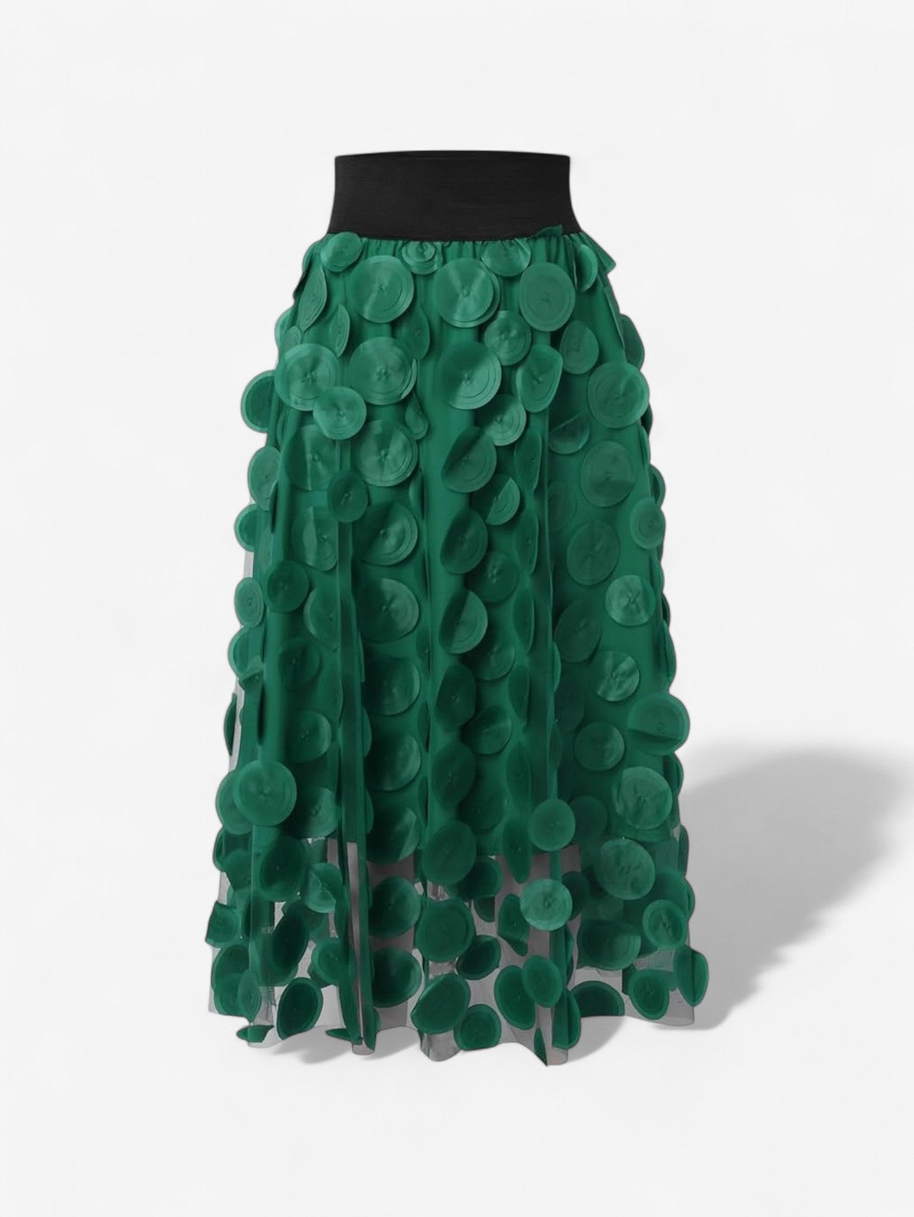 Jada | Women’s High Waist Tulle Midi Skirt Elegant Party Skirt