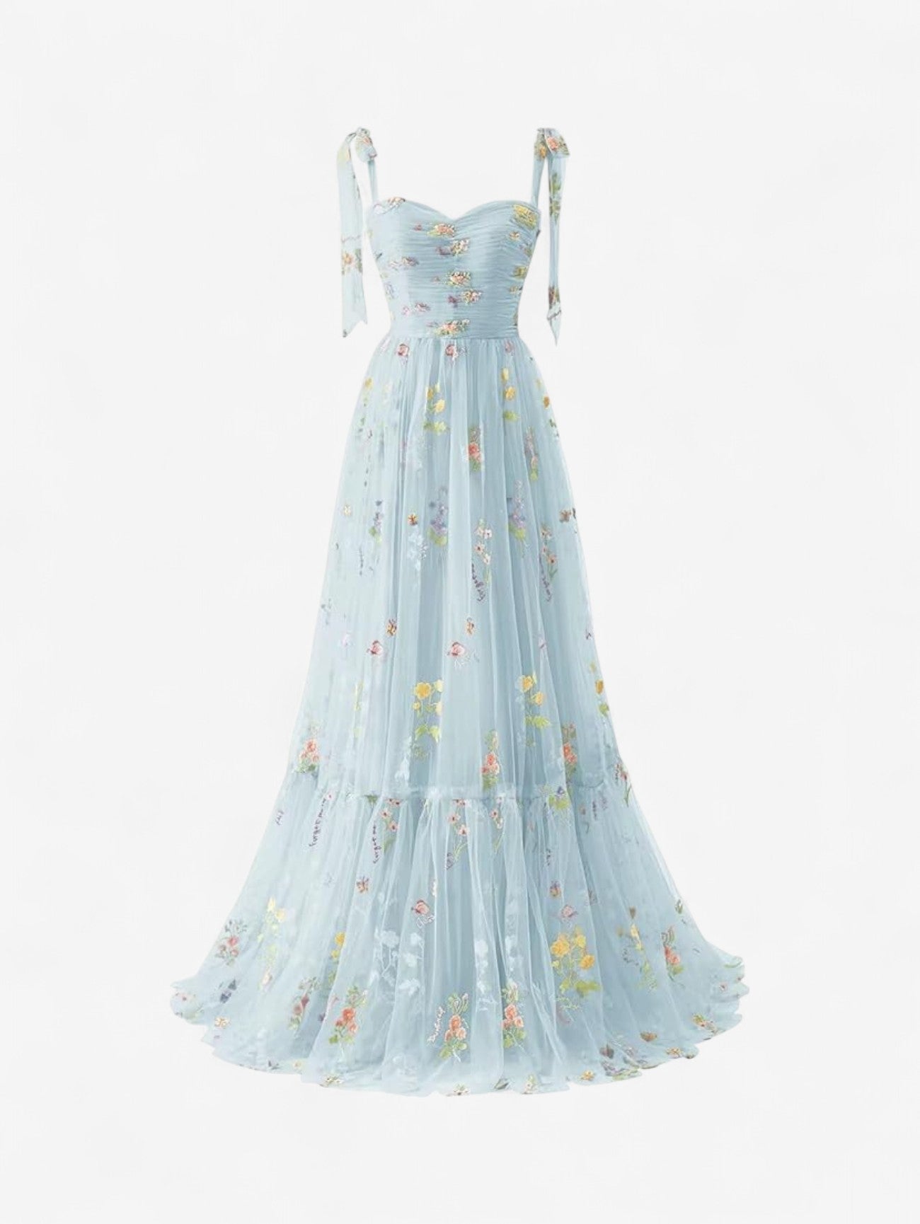 Jada | Women's Wrap Embroidered Sleeveless Wedding Guest Maxi Dress