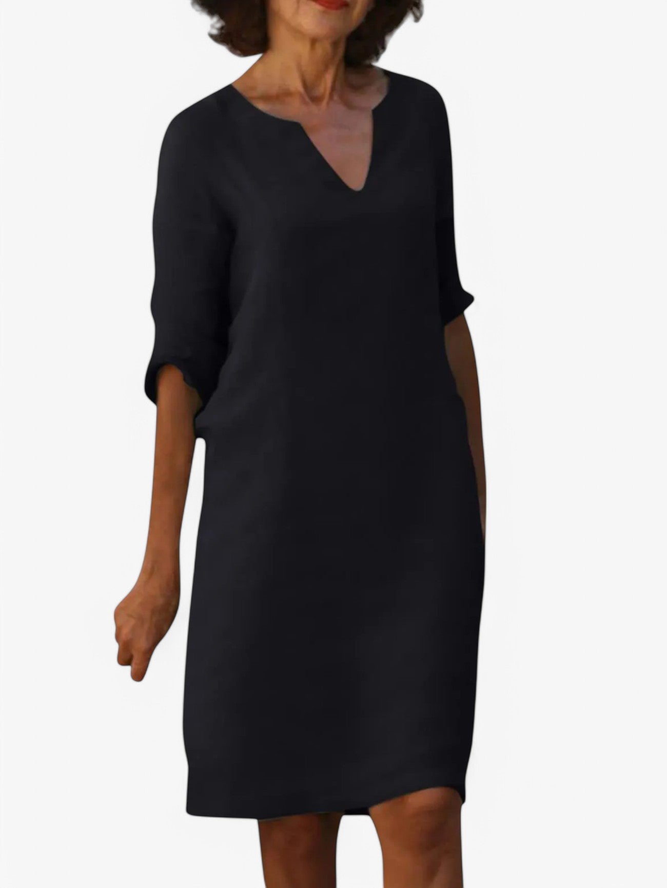 Jada | Women's V-Neck Short Sleeve Summer Dress