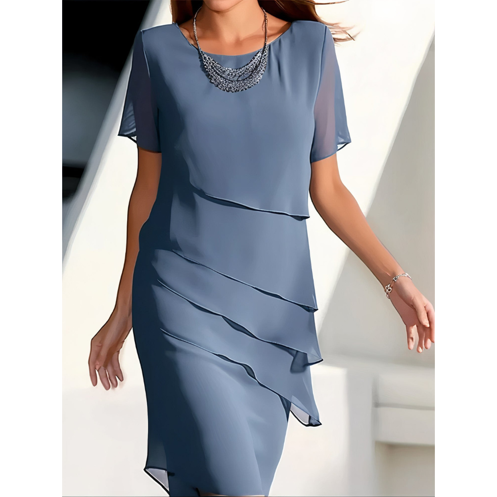 Jada | Women's Formal Sleeves Wedding Guest Midi Dress