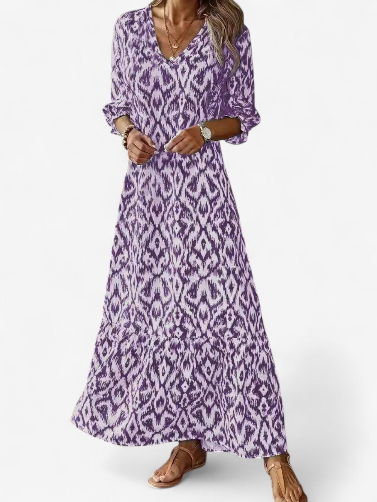 Jada | Women’s Summer Boho V Neck Maxi Dress