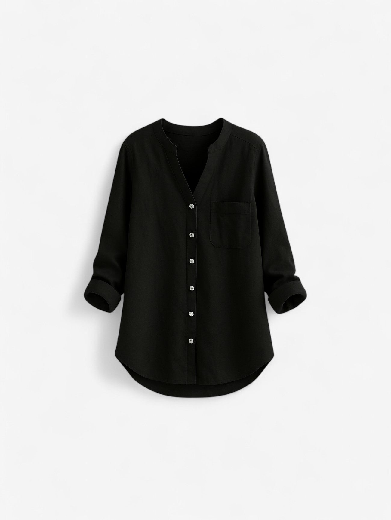 Jada | Women's Casual V Neck Long Sleeve Button Down Blouse