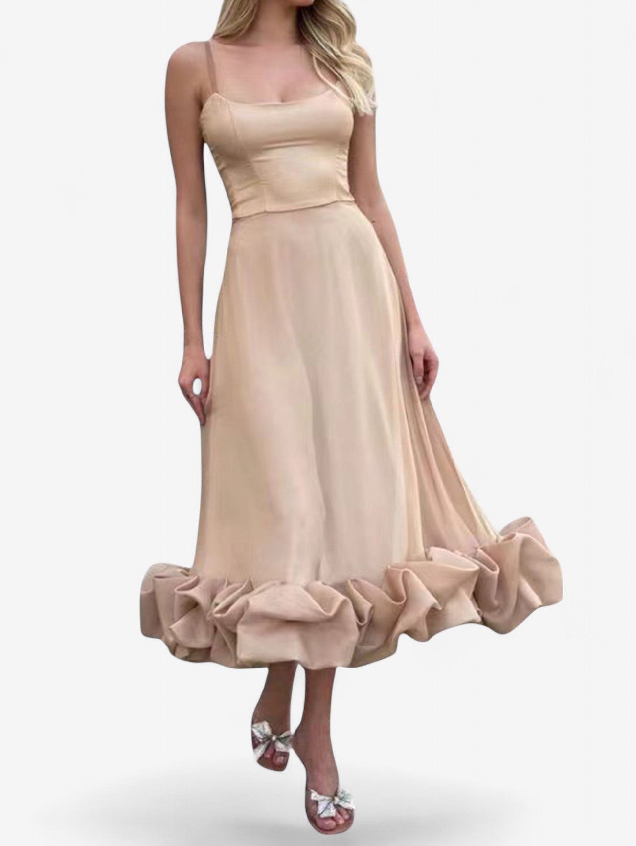Jada | Women's Wedding Guest Wrap Midi Dress