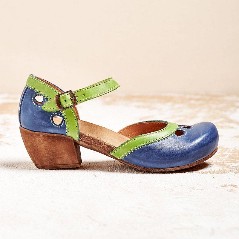 Jada | Women's Retro Two-Tone Sandals