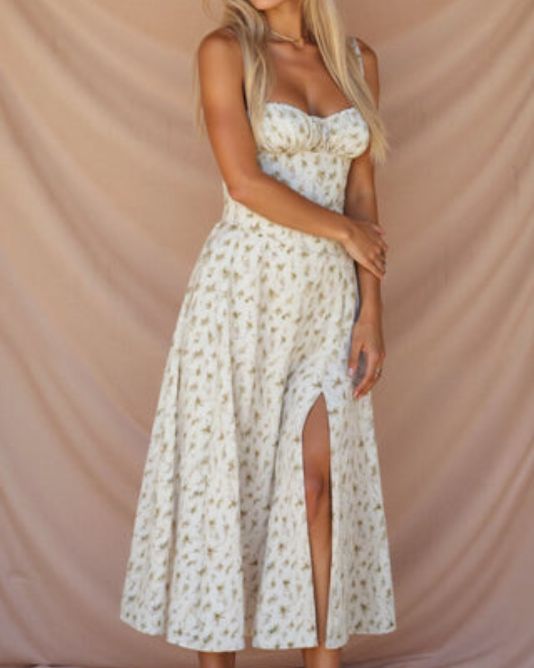 Jada | Women's Floral Wedding Guest Wrap Maxi Dress