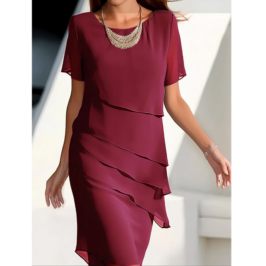 Jada | Women's Formal Sleeves Wedding Guest Midi Dress