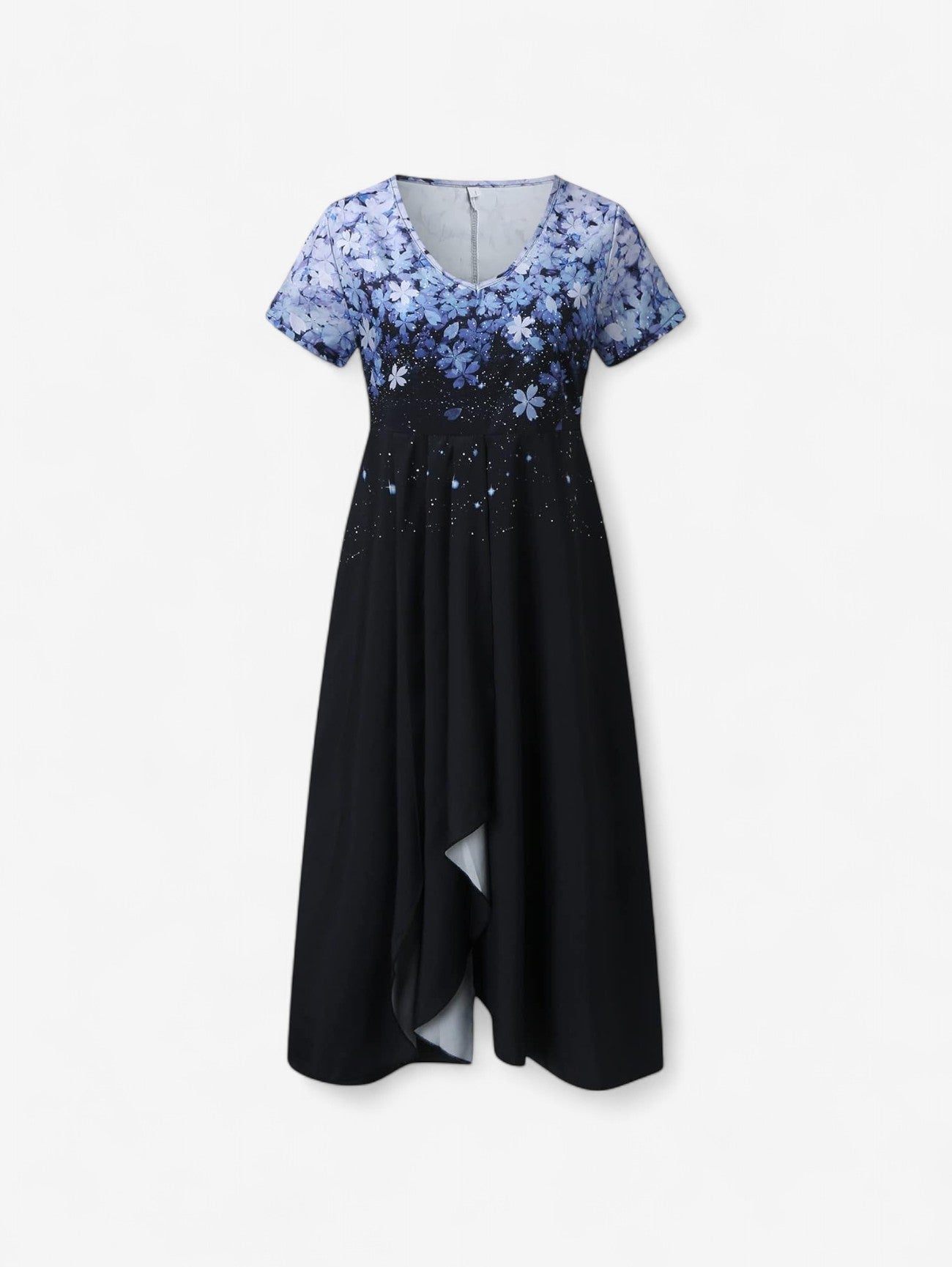 Jada | Women's Formal V-Neck Wrap Midi Dress