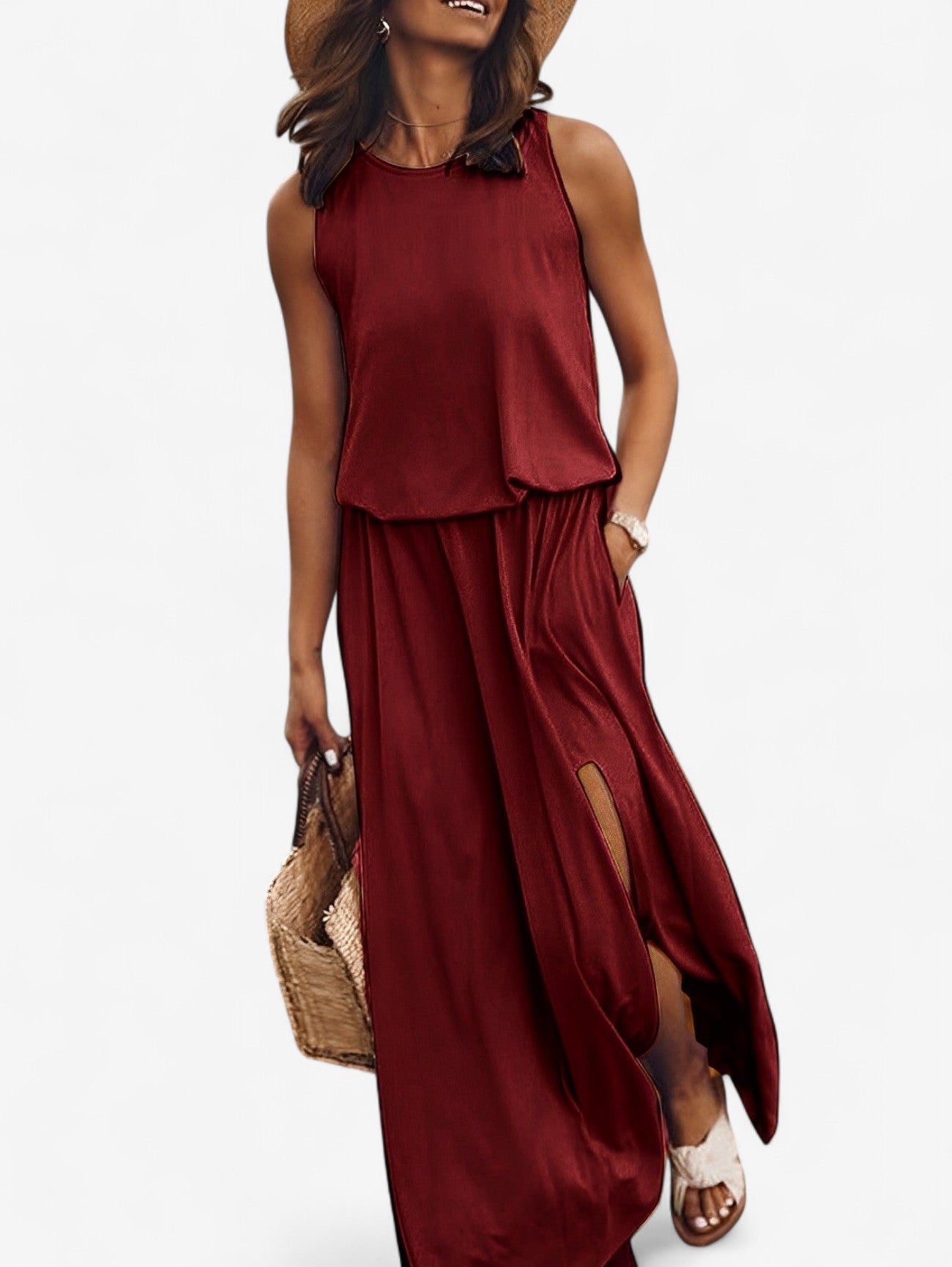 Jada | Women's Summer Maxi Sleeveless Dress