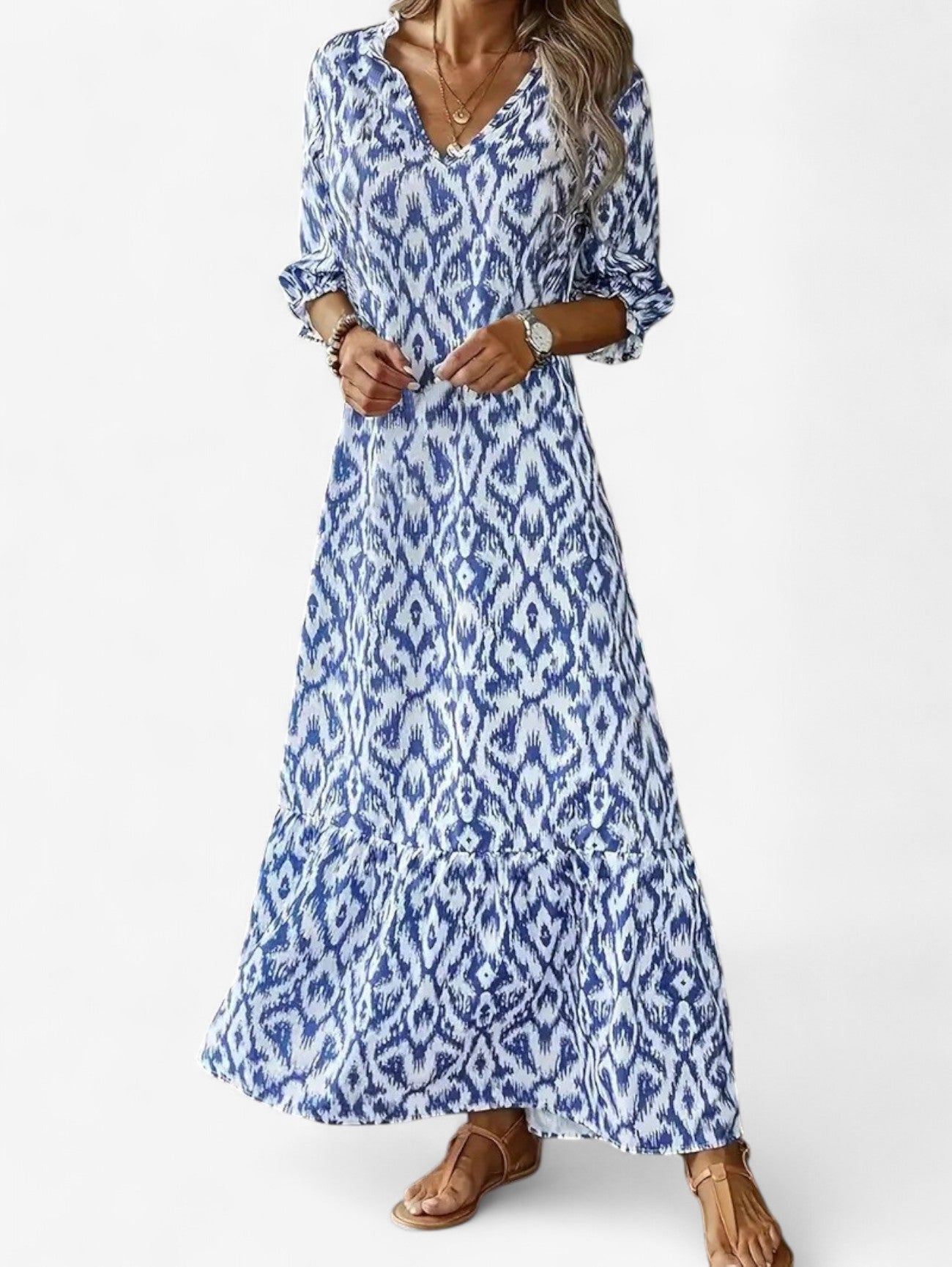 Jada | Women’s Summer Boho V Neck Maxi Dress
