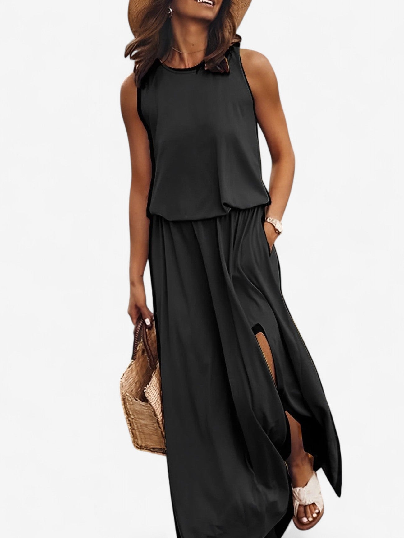 Jada | Women's Summer Maxi Sleeveless Dress