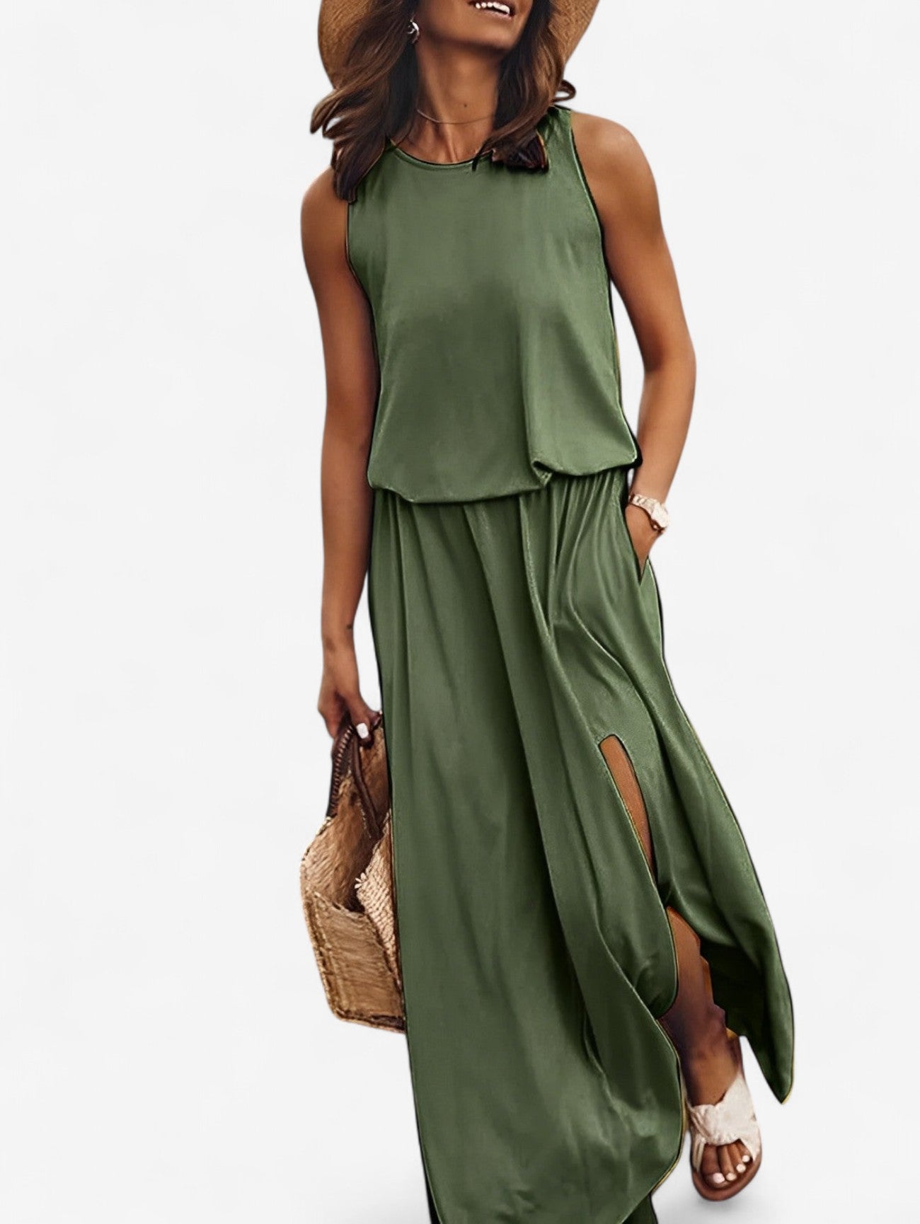 Jada | Women's Summer Maxi Sleeveless Dress