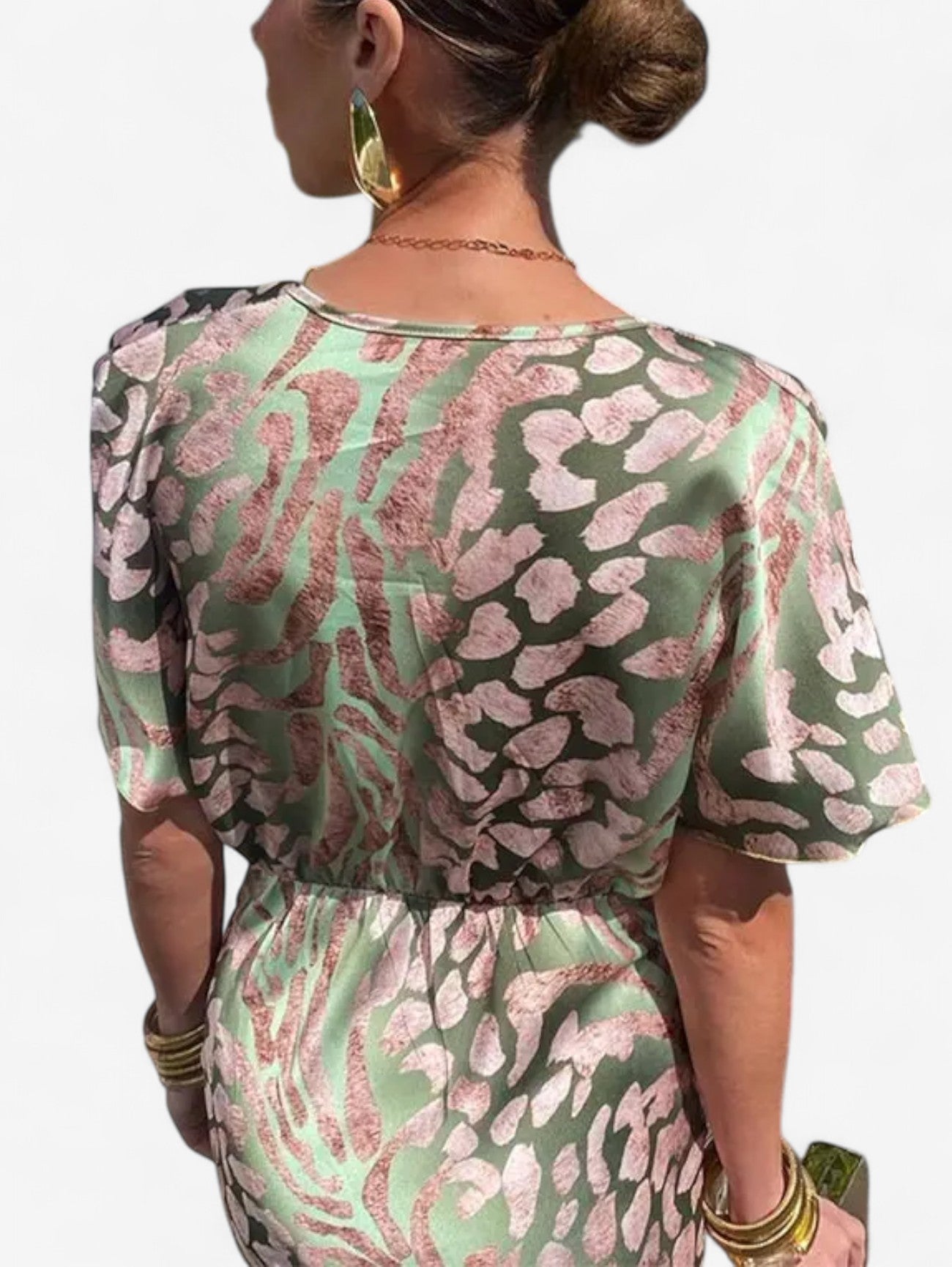 Jada | Women's Wedding Guest Wrap Maxi V neck Dress