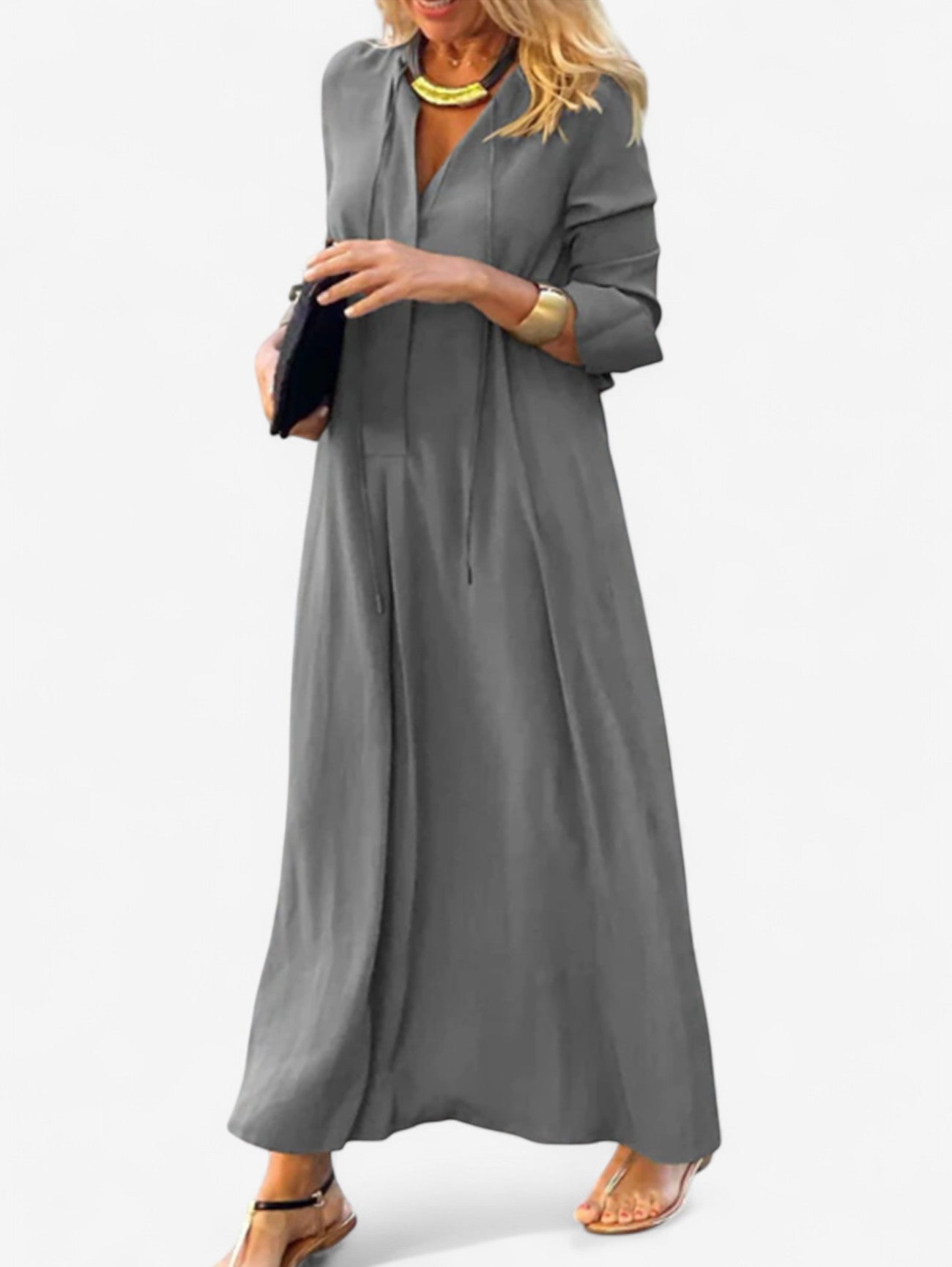 Jada | Women's Formal Long Sleeve Maxi Dress