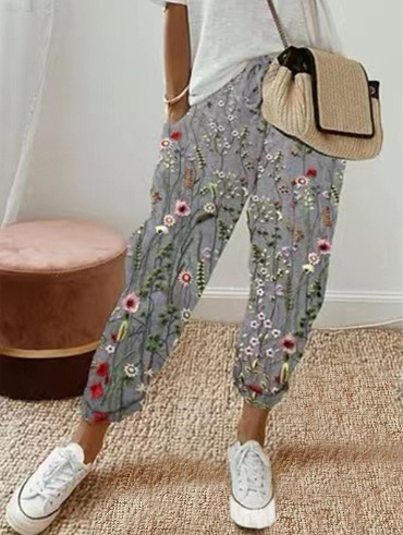Jada | Women's Baggy Cropped Pants