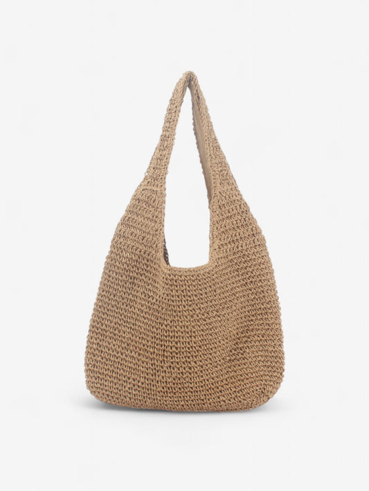 Jada | Women's Large Woven Casual Tote Shoulder Bag